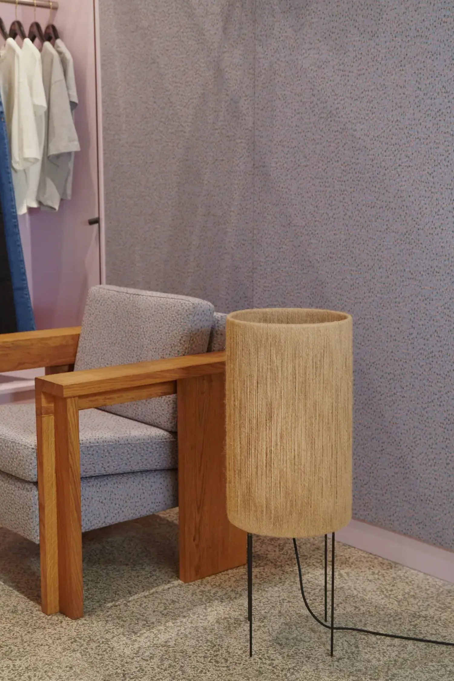 Sale Made by Hand - Bordlampe - Ro Ø30 Floor Lamp - Jute