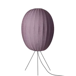 Sale Made by Hand - Gulvlampe - Knit-Wit 65 High Oval Floor Medium - Burgundy