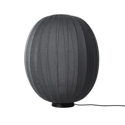Sale Made by Hand - Gulvlampe - Knit-Wit 65 High Oval Floor Level - Black