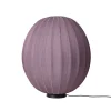 Clearance Made by Hand - Gulvlampe - Knit-Wit 65 High Oval Floor Level - Burgundy