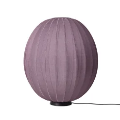 Clearance Made by Hand - Gulvlampe - Knit-Wit 65 High Oval Floor Level - Burgundy