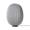 Made by Hand - Gulvlampe - Knit-Wit 65 High Oval Floor Level - Silver