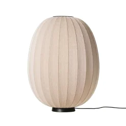 Discount Made by Hand - Gulvlampe - Knit-Wit 65 High Oval Floor Level - Sand Stone