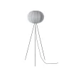 Made by Hand - Gulvlampe - Knit-Wit 45 Round Floor High - Silver