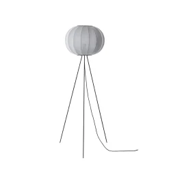 Made by Hand - Gulvlampe - Knit-Wit 45 Round Floor High - Silver