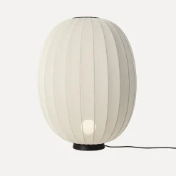 Best Made by Hand - Gulvlampe - Knit-Wit 65 High Oval Floor Level - Pearl White