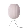 New Made by Hand - Gulvlampe - Knit-Wit 65 High Oval Floor Medium - Light Pink