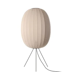 Made by Hand - Gulvlampe - Knit-Wit 65 High Oval Floor Medium - Sand Stone