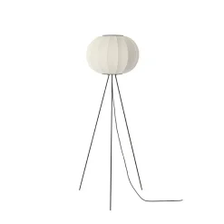 Outlet Made by Hand - Gulvlampe - Knit-Wit 45 Round Floor High - Pearl White