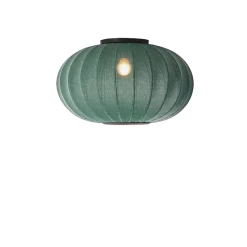 Discount Made by Hand - Loftlampe - Knit-Wit 57 Oval Ceiling/Wall - Tweed Green