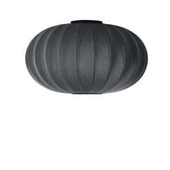 Best Made by Hand - Loftlampe - Knit-Wit 76 Oval Ceiling/Wall - Black