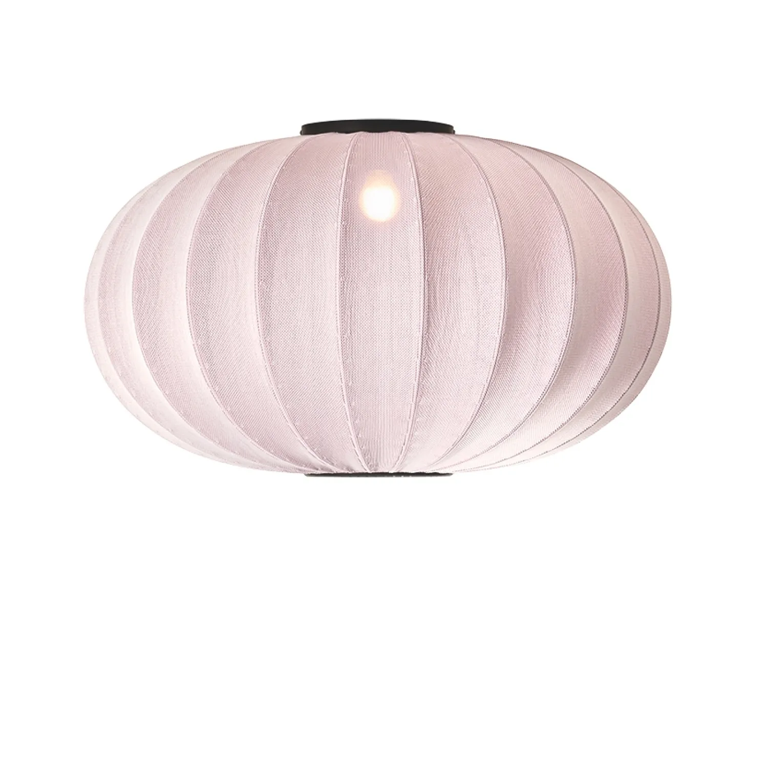 Sale Made by Hand - Loftlampe - Knit-Wit 76 Oval Ceiling/Wall - Light Pink