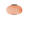 Sale Made by Hand - Loftlampe - Knit-Wit 57 Oval Ceiling/Wall - Coral