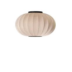 New Made by Hand - Loftlampe - Knit-Wit 57 Oval Ceiling/Wall - Sand Stone