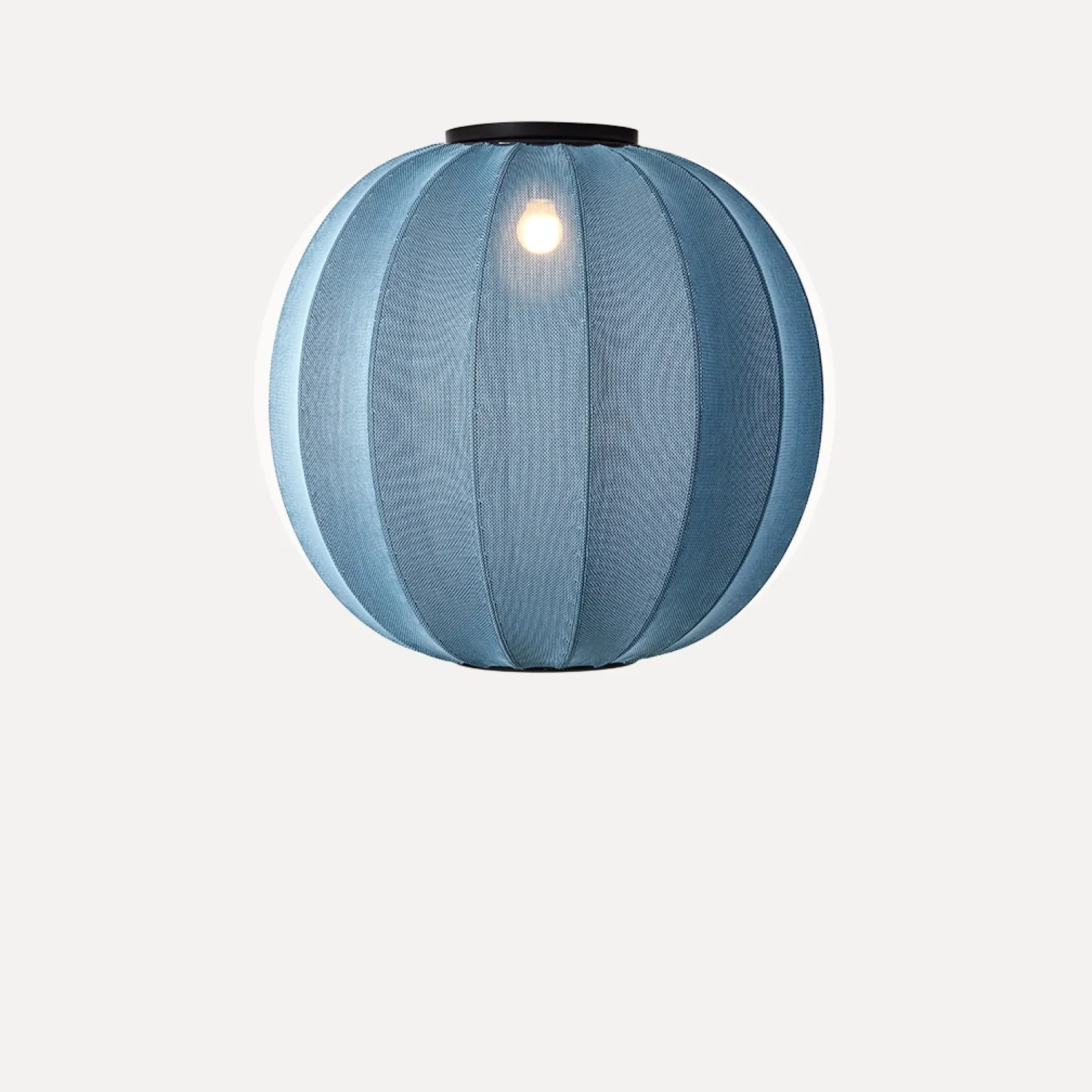 Outlet Made by Hand - Loftlampe - Knit-Wit 60 Round Ceiling - Blue Stone