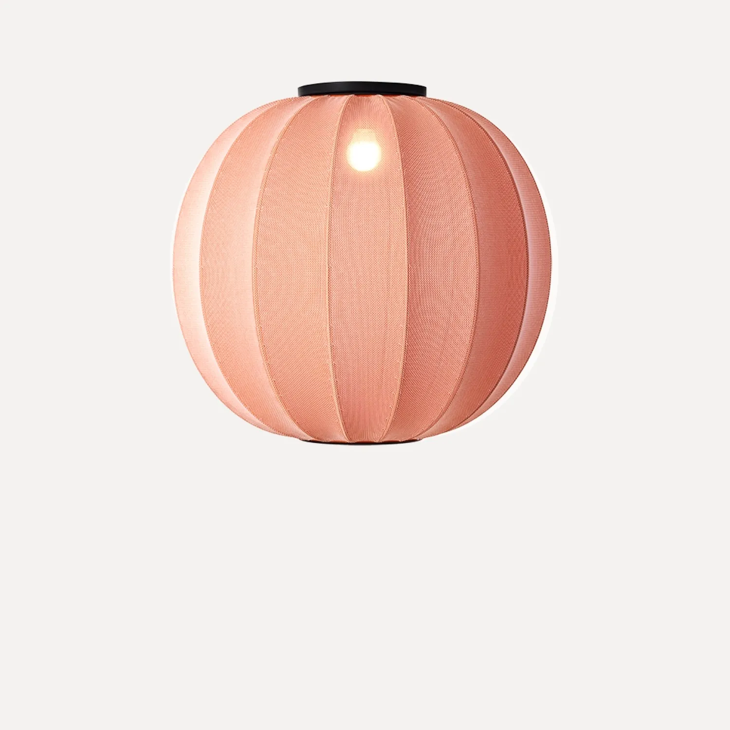 Clearance Made by Hand - Loftlampe - Knit-Wit 60 Round Ceiling - Coral