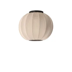 Hot Made by Hand - Loftlampe - Knit-Wit 45 Round Ceiling - Sand Stone
