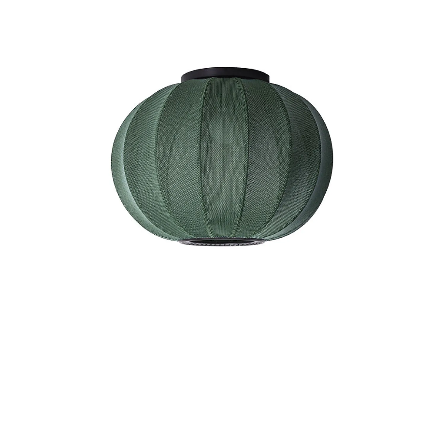 Made by Hand - Loftlampe - Knit-Wit 45 Round Ceiling - Tweed Green