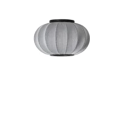 Discount Made by Hand - Loftlampe/Væglampe - Knit-Wit 45 Oval - Silver