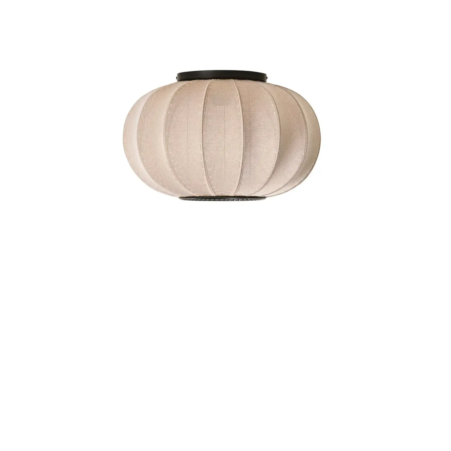 Hot Made by Hand - Loftlampe/Væglampe - Knit-Wit 45 Oval - Sand Stone