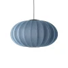 Best Made by Hand - Pendel - Knit-Wit 76 Oval Pendant LED - Blue Stone