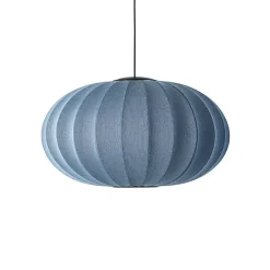 Best Made by Hand - Pendel - Knit-Wit 76 Oval Pendant LED - Blue Stone
