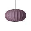 New Made by Hand - Pendel - Knit-Wit 76 Oval Pendant LED - Burgundy