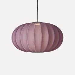 New Made by Hand - Pendel - Knit-Wit 76 Oval Pendant LED - Burgundy