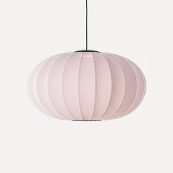 Clearance Made by Hand - Pendel - Knit-Wit 76 Oval Pendant LED - Light Pink