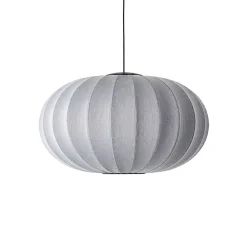 Made by Hand - Pendel - Knit-Wit 76 Oval Pendant LED - Silver