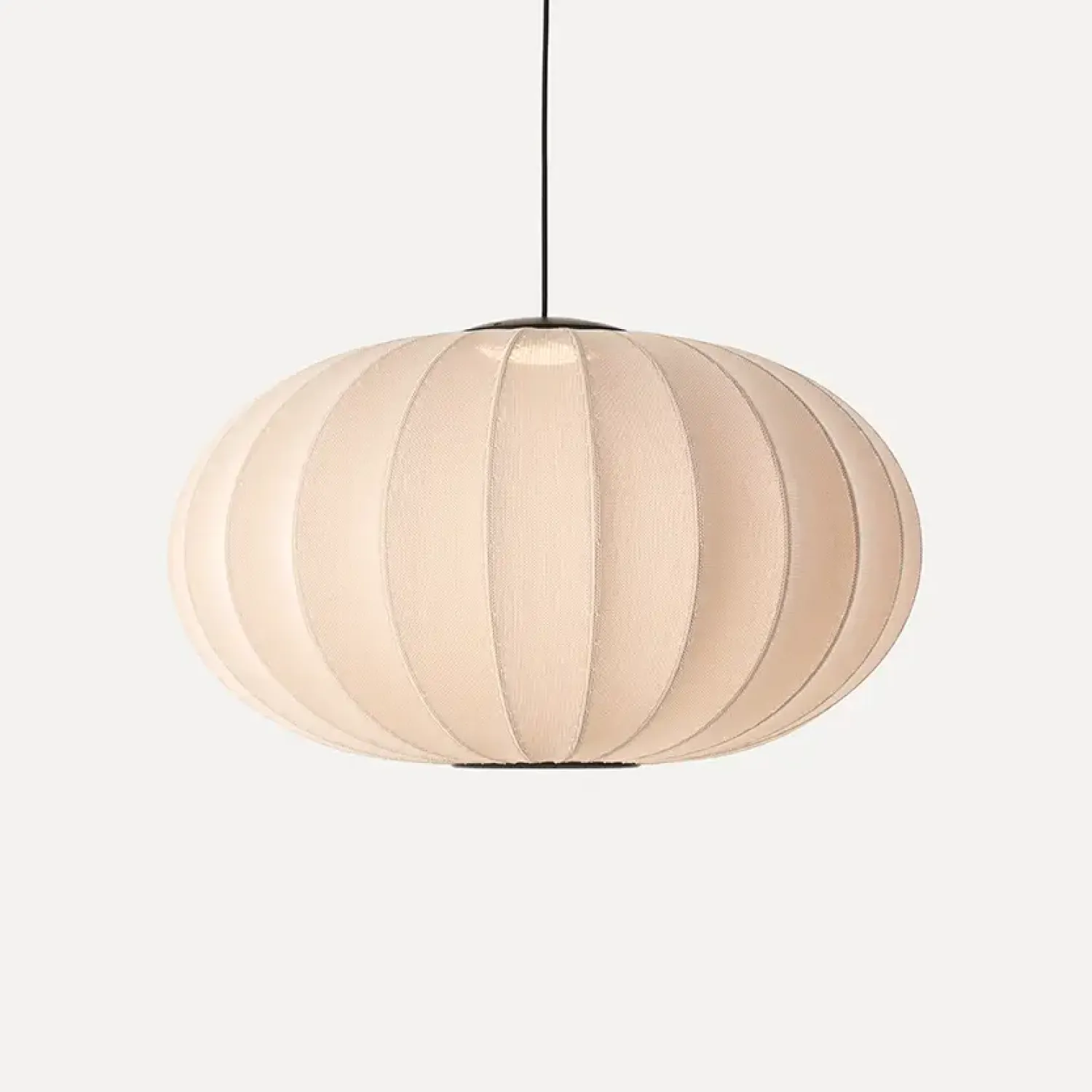 New Made by Hand - Pendel - Knit-Wit 76 Oval Pendant LED - Sand Stone