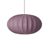 Outlet Made by Hand - Pendel - Knit-Wit 76 Oval Pendant - Burgundy