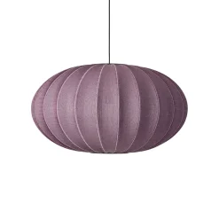 Outlet Made by Hand - Pendel - Knit-Wit 76 Oval Pendant - Burgundy