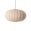 Discount Made by Hand - Pendel - Knit-Wit 76 Oval Pendant - Sand Stone
