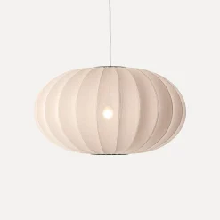 Discount Made by Hand - Pendel - Knit-Wit 76 Oval Pendant - Sand Stone