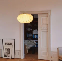 Outlet Made by Hand - Pendel - Knit-Wit 57 Oval Pendant LED - Anniversary Glitter Gold