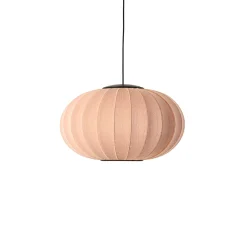 Clearance Made by Hand - Pendel - Knit-Wit 57 Oval Pendant LED - Coral