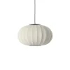 Made by Hand - Pendel - Knit-Wit 57 Oval Pendant LED - Pearl White