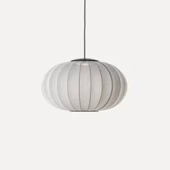 Discount Made by Hand - Pendel - Knit-Wit 57 Oval Pendant LED - Silver
