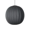 Made by Hand - Pendellampe - Knit-Wit 75 Round Pendant LED - Black