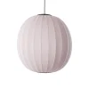Clearance Made by Hand - Pendellampe - Knit-Wit 75 Round Pendant LED - Light Pink