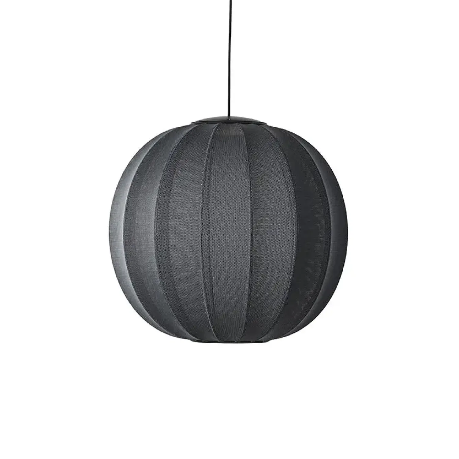 Online Made by Hand - Pendellampe - Knit-Wit 60 Round Pendant LED - Black