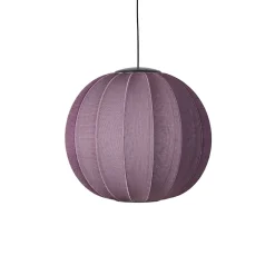 Discount Made by Hand - Pendellampe - Knit-Wit 60 Round Pendant LED - Burgundy