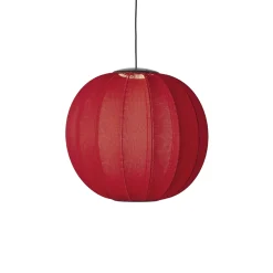 Sale Made by Hand - Pendellampe - Knit-Wit 60 Round Pendant LED - Maple Red