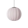 Clearance Made by Hand - Pendellampe - Knit-Wit 60 Round Pendant LED - Light Pink