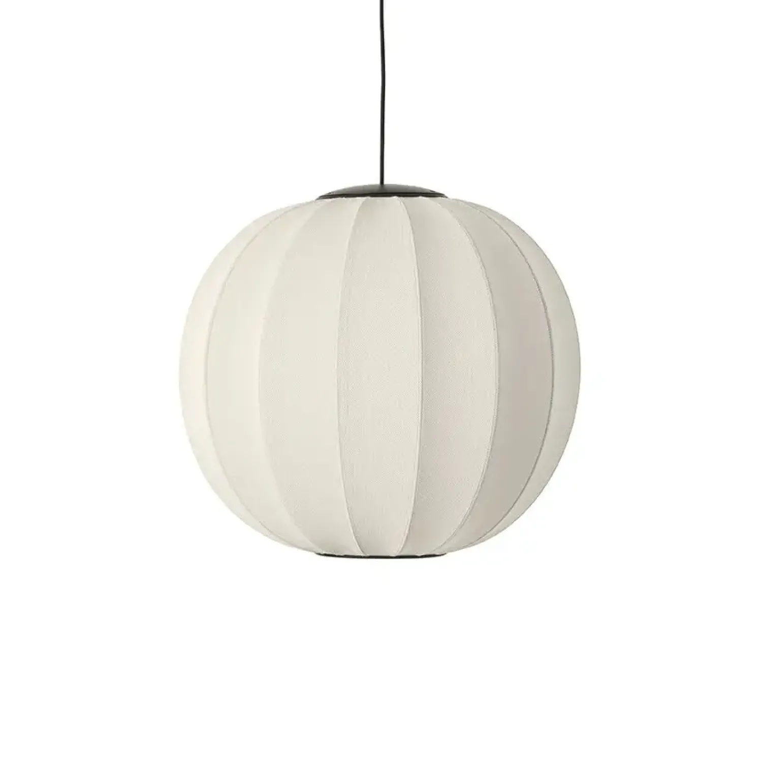 Outlet Made by Hand - Pendellampe - Knit-Wit 60 Round Pendant LED - Pearl White