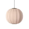 Online Made by Hand - Pendellampe - Knit-Wit 60 Round Pendant LED - Sand Stone