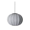 Sale Made by Hand - Pendellampe - Knit-Wit 45 Round Pendant LED - Anniversary Glitter Silver