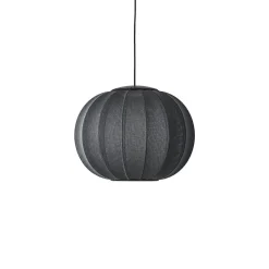 Clearance Made by Hand - Pendellampe - Knit-Wit 45 Round Pendant LED - Black