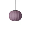 Best Made by Hand - Pendellampe - Knit-Wit 45 Round Pendant LED - Burgundy